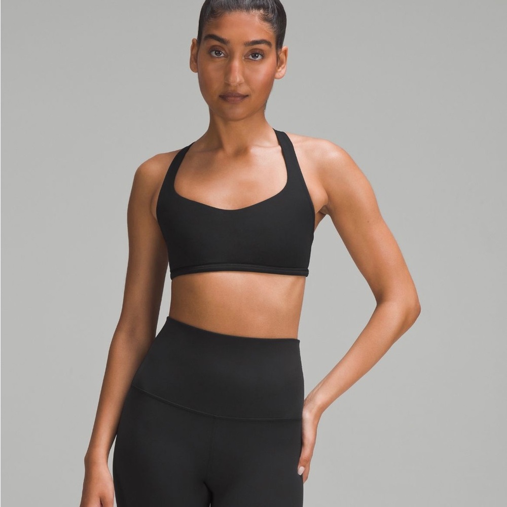 Black Lululemon Free to Be Wild Sports Bra size 2